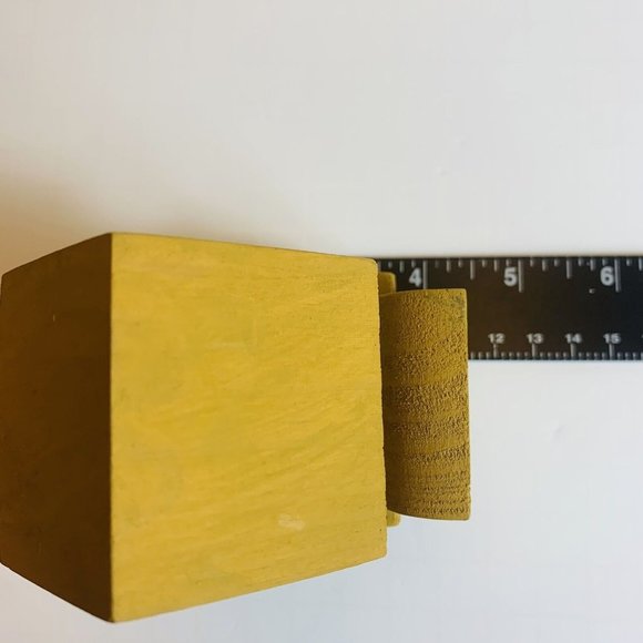 Vtg Rustic Wood Handmade Noah’s Ark Birdhouse Trinket Box Farmhouse Decor - Picture 14 of 14